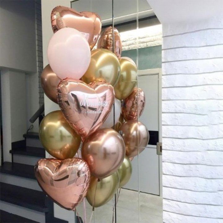 Фонтан шаров "От сердечка" в Таганроге