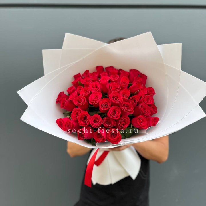 51  красная роза в Таганроге