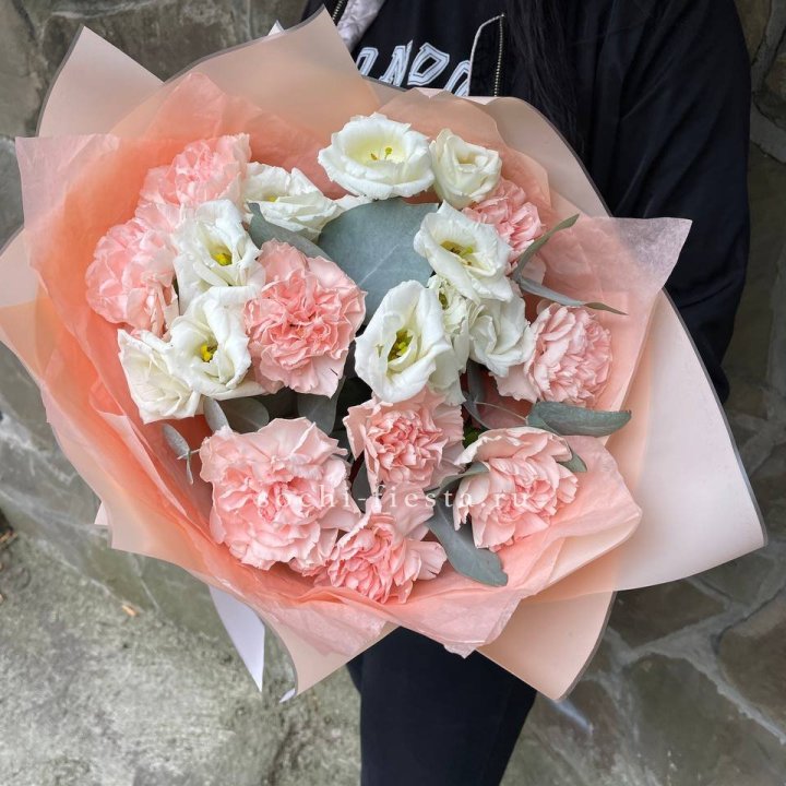  Букет диантусов "Пич" в Таганроге