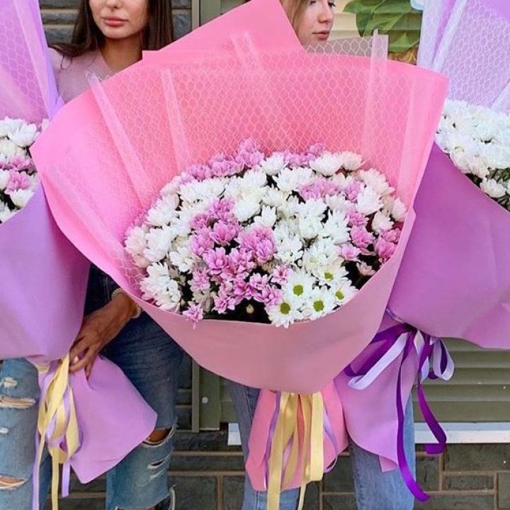 Букет хризантем №3 в Таганроге