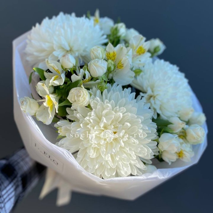 Букет из хризантем "Миранда" в Таганроге