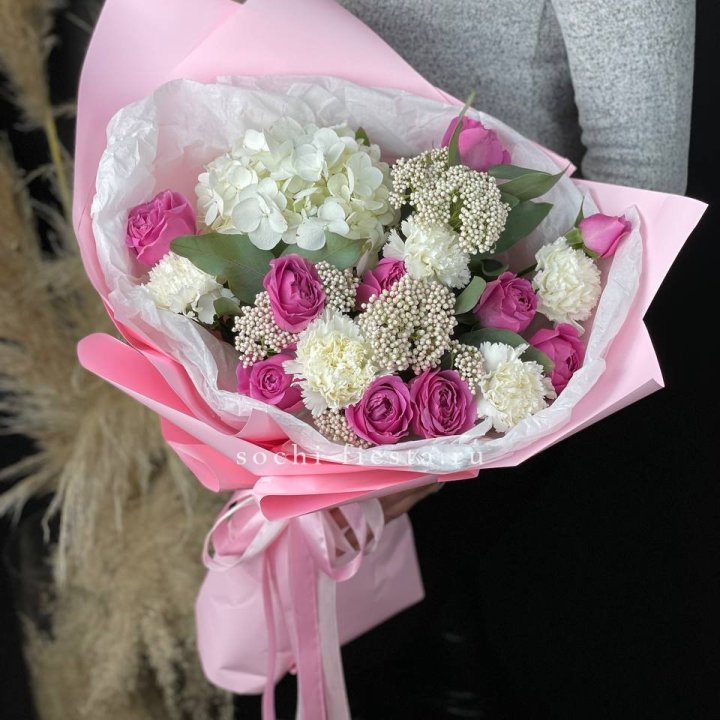 Букет с мисти бабблс №1 в Таганроге