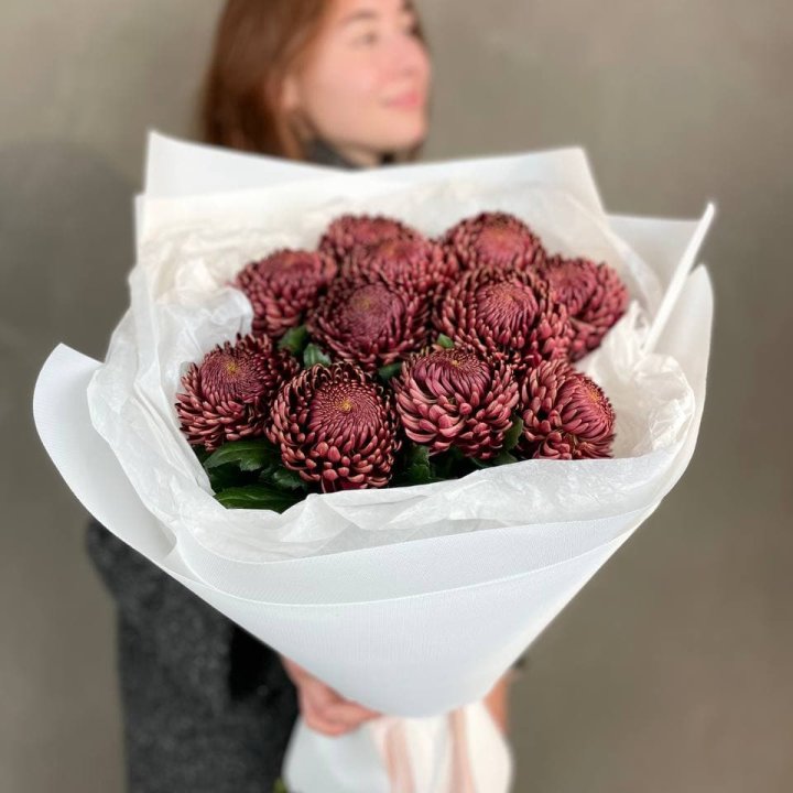 Букет хризантем "Касиопия" в Таганроге