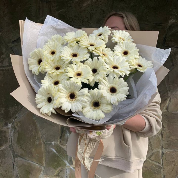 Букет голландских гербер "Шейн"" в Таганроге