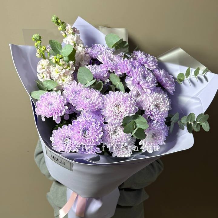 Дуо хризантема и маттиола в Таганроге