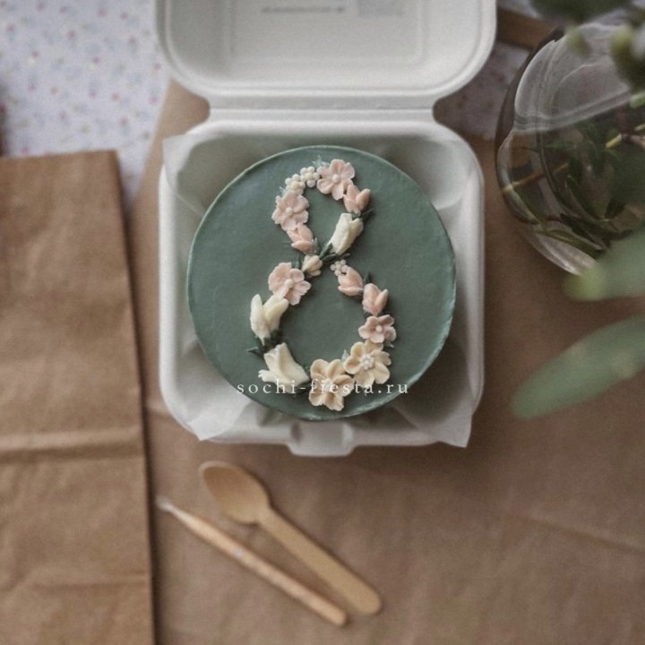 Бенто-торт "8 марта" green  в Таганроге