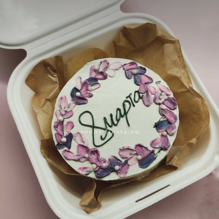 Бенто-торт "8 марта цветы"  в Таганроге