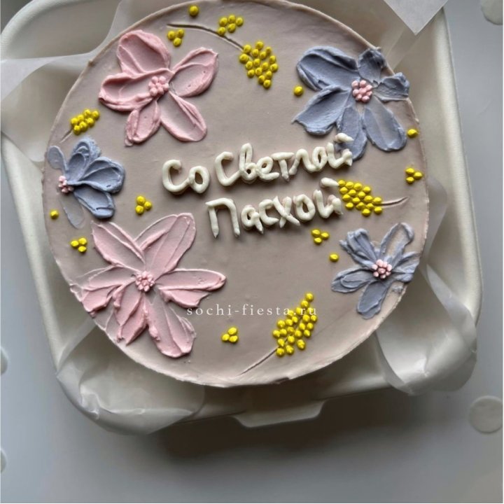Бенто-торт "Светлой Пасхи" 3 в Таганроге