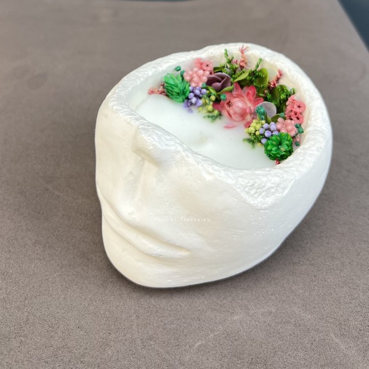 Свеча ароматическая в гипсе  в Таганроге