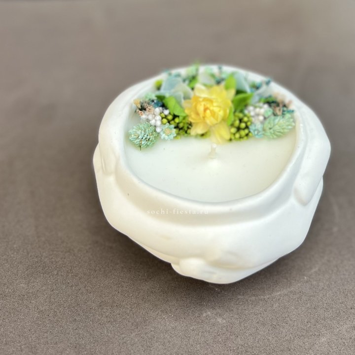 Свеча ароматическая в гипсе Руки в Таганроге