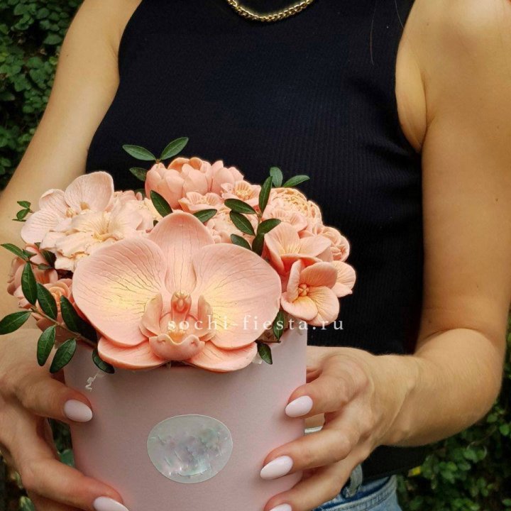 Шоколадный букет Орхидей в Таганроге