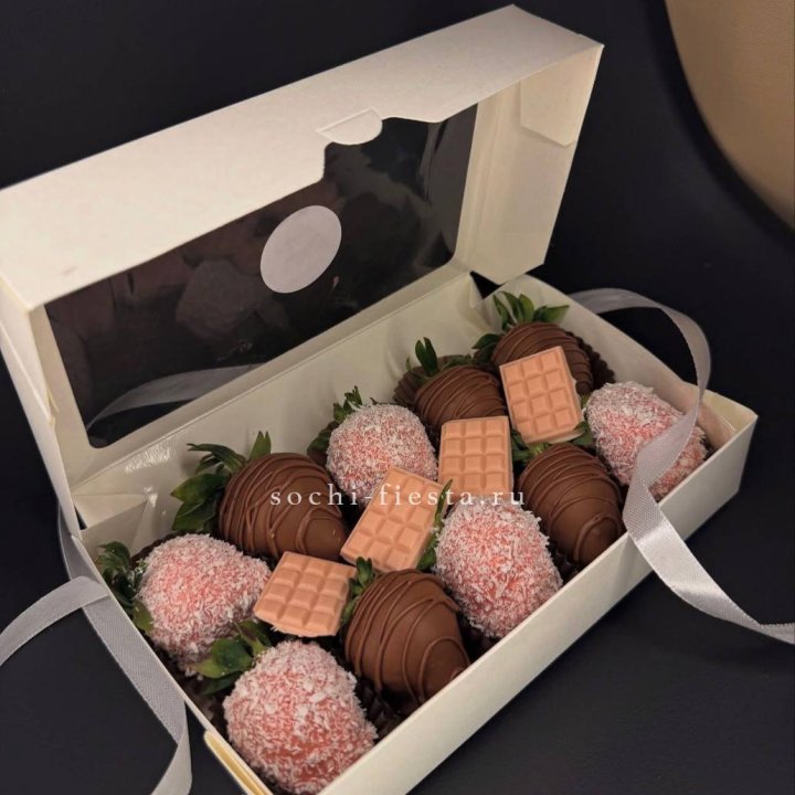 Клубника в шоколаде 10 ягод №2 в Таганроге