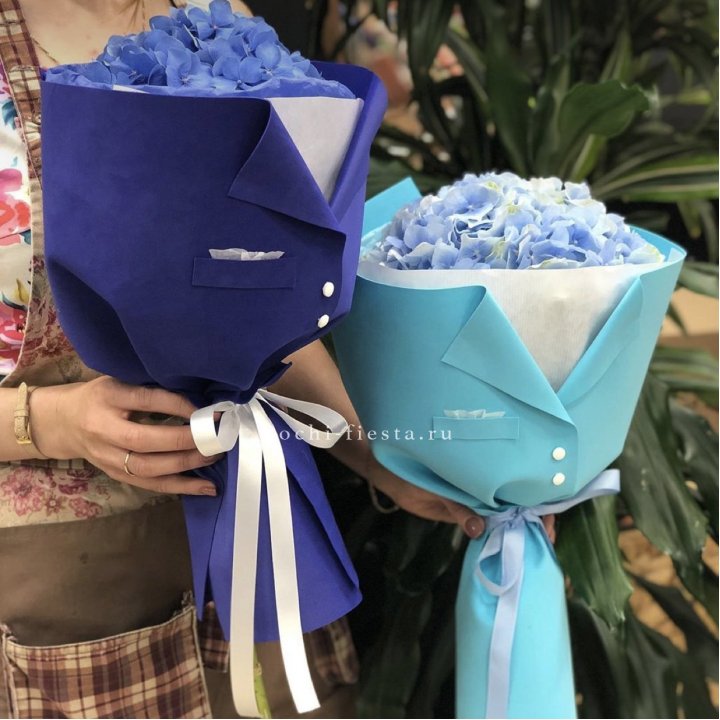 Букет с гортензией с пиджаком в Таганроге