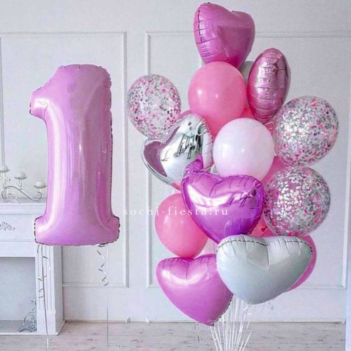 Набор шаров "С днем рождения" в Таганроге