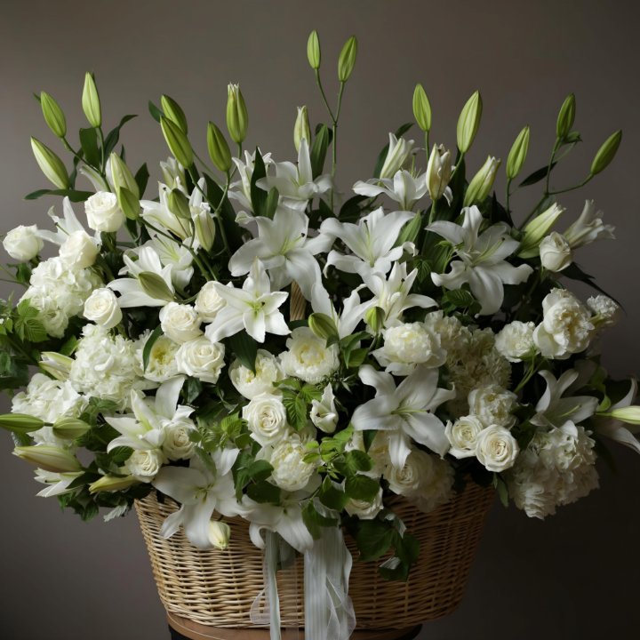 Цветочная корзина макси №3 в Таганроге