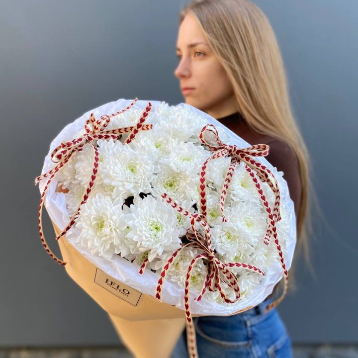 Букет "Хризантемы с любовью" в Таганроге