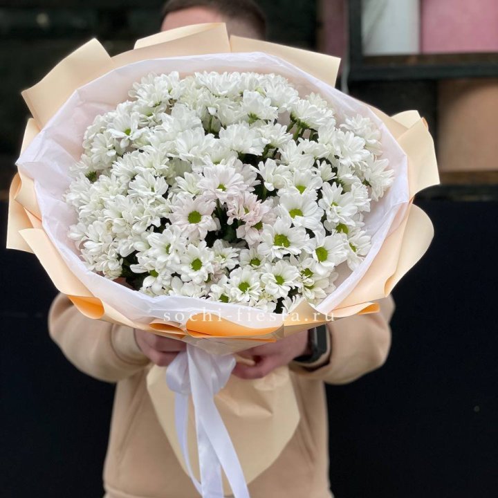  Букет хризантем в Таганроге