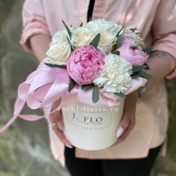 Цветочный бокс мини №2 в Таганроге