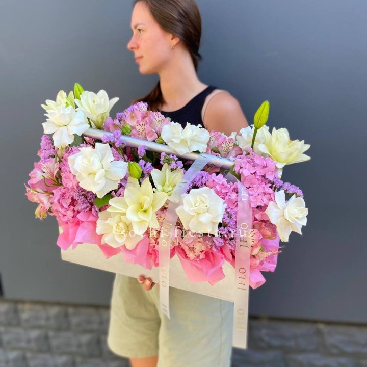 Большой бокс розовый в Таганроге