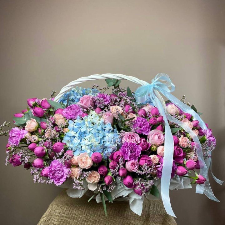 Авторская корзина "Лавандерия" в Таганроге