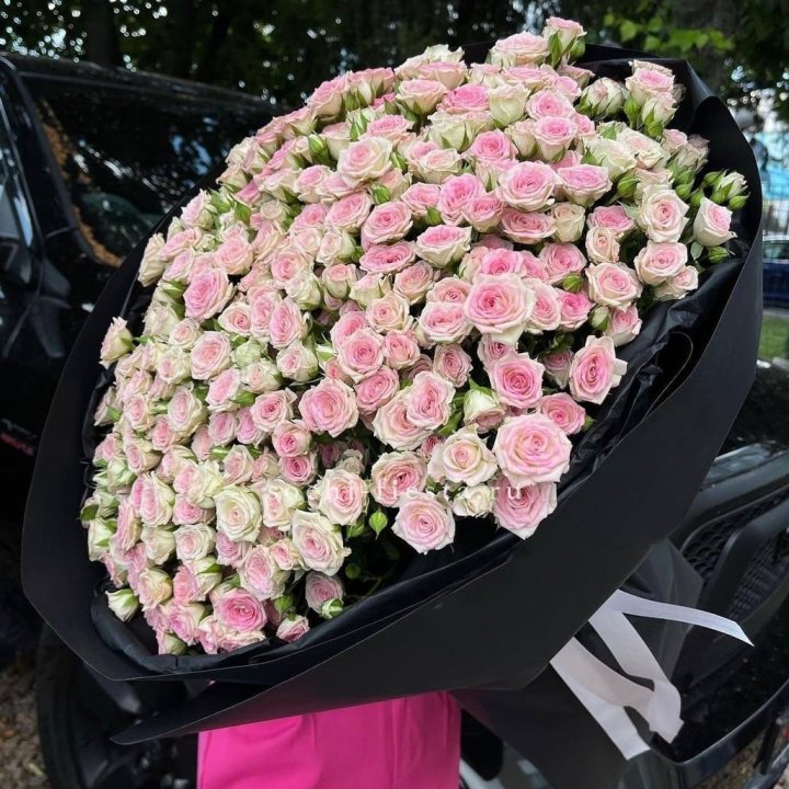 101 кустовая роза "Твистер" в Таганроге