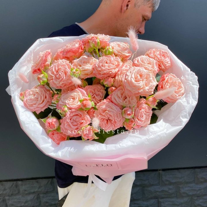 Пионовидные розы Мадам Бомбастик в Таганроге