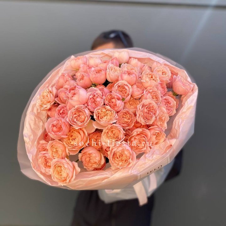 Букет из 21 пионовидной розы Джульетта в Таганроге