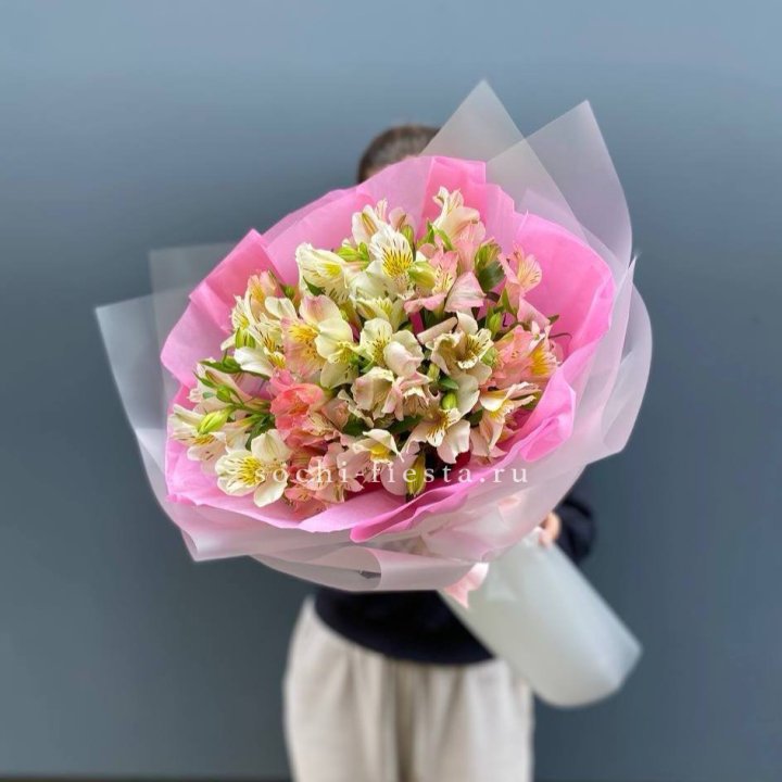 букет альстромерий "Черри" в Таганроге