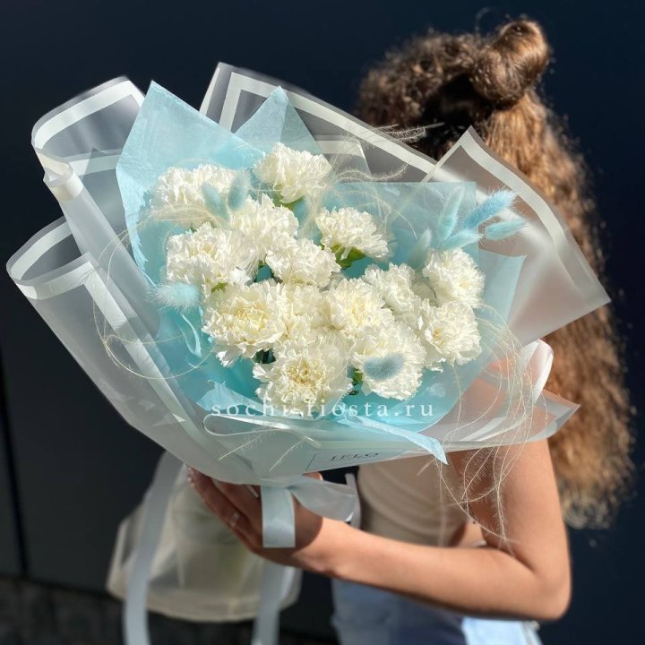 Воздушный букет из диантусов  в Таганроге