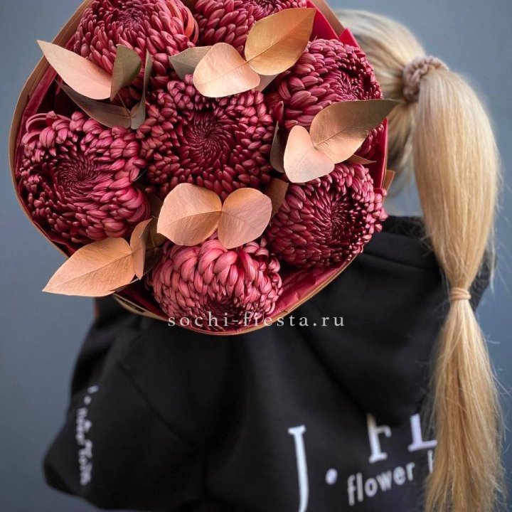 Хризантемы "Голд шоколад" в Таганроге