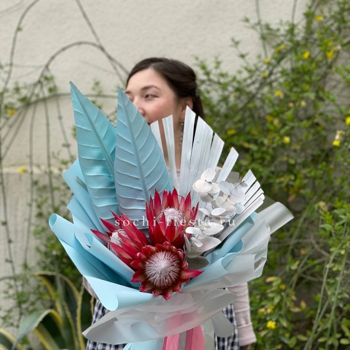 Букет из протеи "Клеопатра-2" в Таганроге