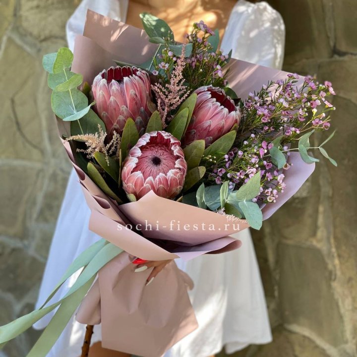 Букет из протеи "Клеопатра"  в Таганроге