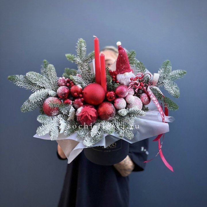 Композиция "Мери крисмас ред" в Таганроге