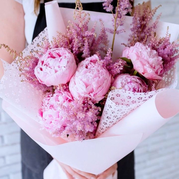 Букет пионов "Мелиса" в Таганроге