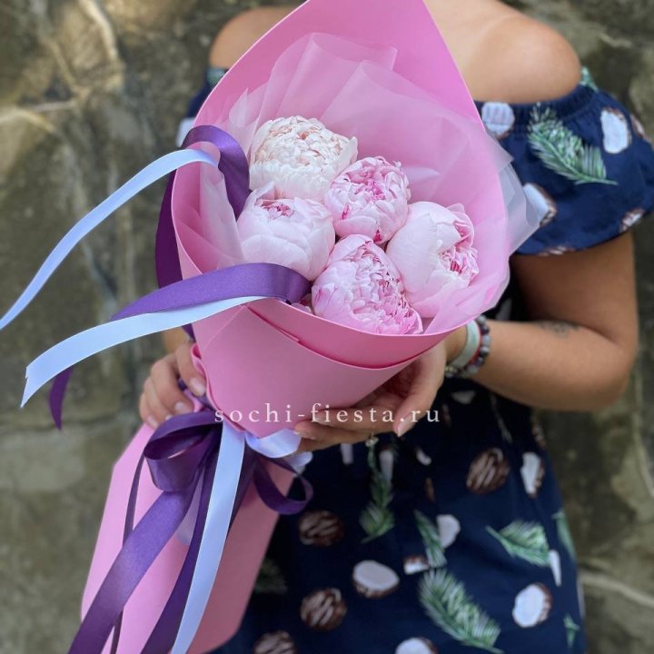 Букет пионов "НАЙ" в Таганроге