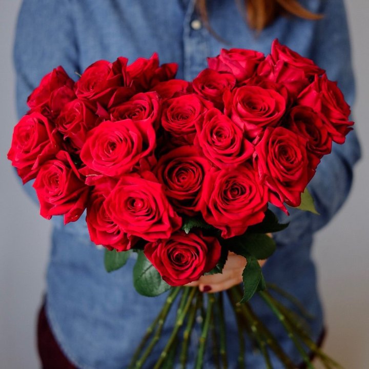 25 красных роз в Таганроге