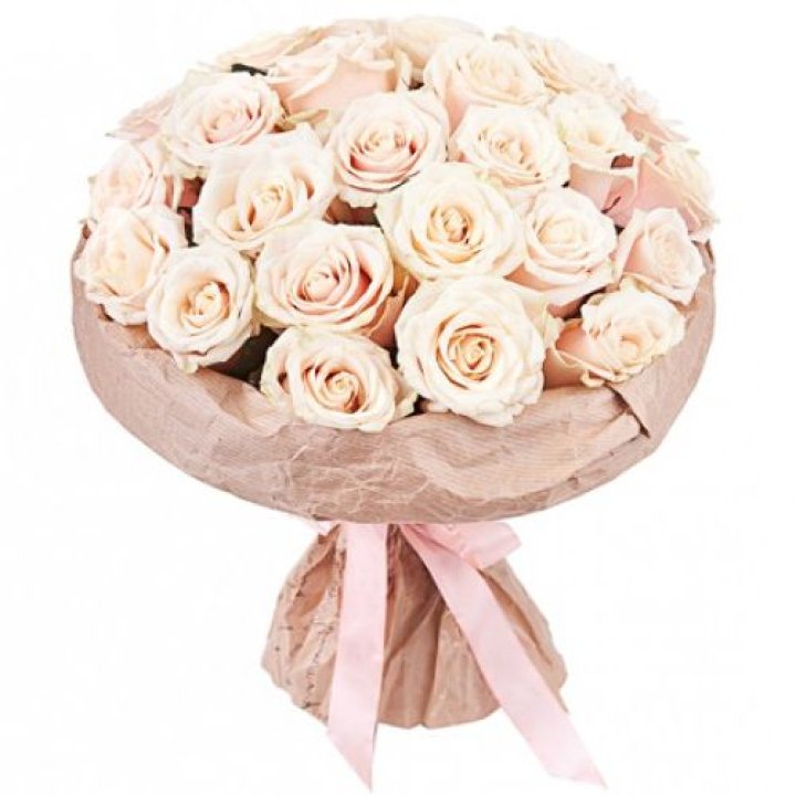 25 кремовых роз "Craft" в Таганроге