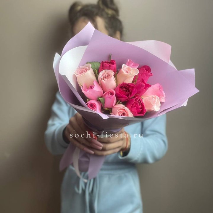 Букет из 15 роз Микс (Кения) в Таганроге