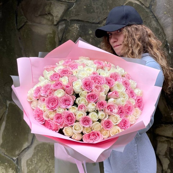 101 роза Миксбери в Таганроге