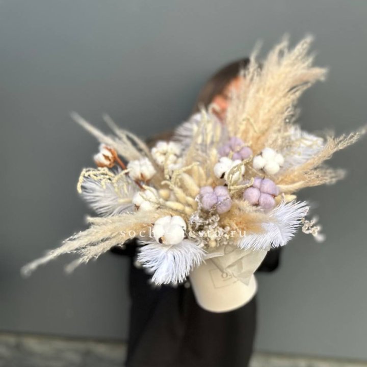 Авторский бокс с сухоцветами №3 в Таганроге