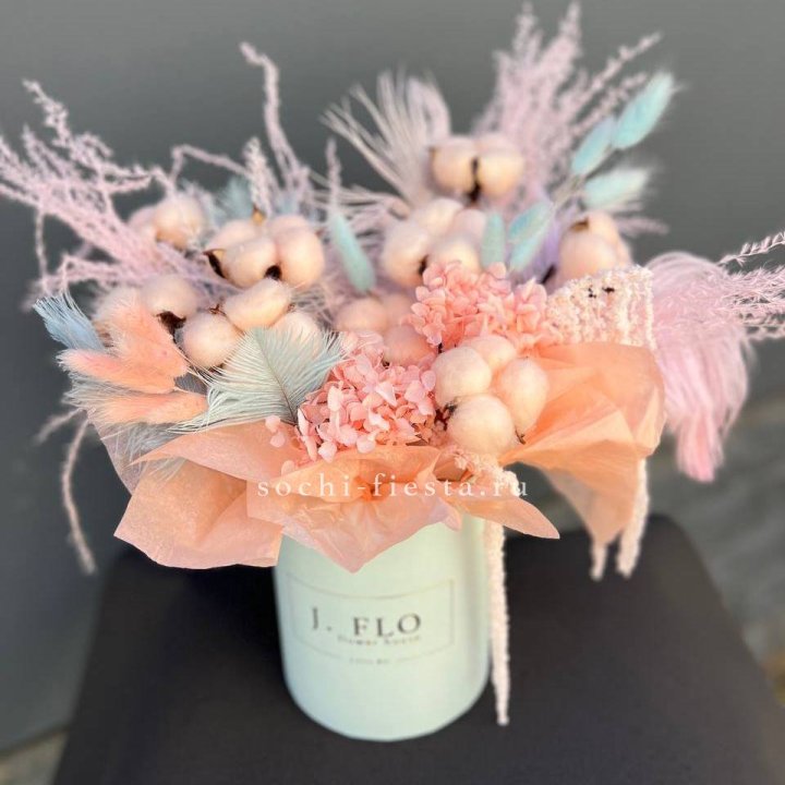 Авторский бокс с сухоцветами №3 в Таганроге