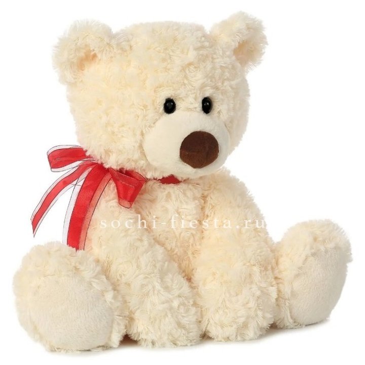 Белый плюшевый мишка  в Таганроге