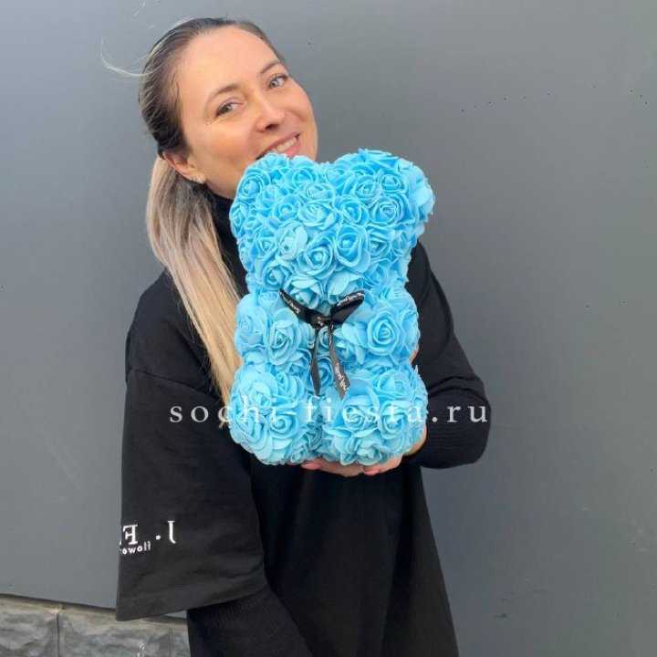 Игрушка медведь голубая в Таганроге