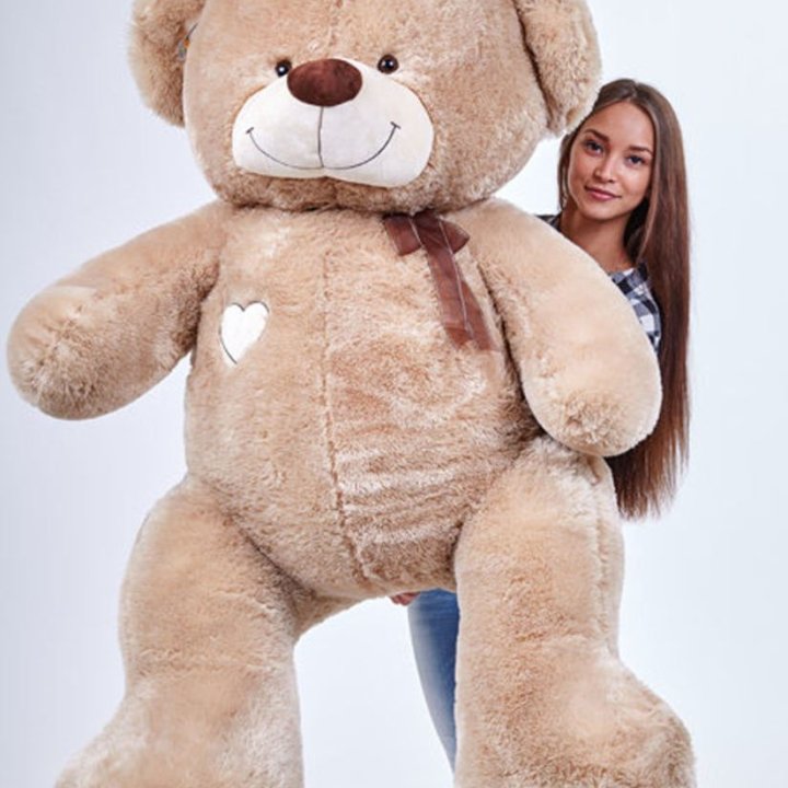 Бурый плюшевый мишка большой в Таганроге