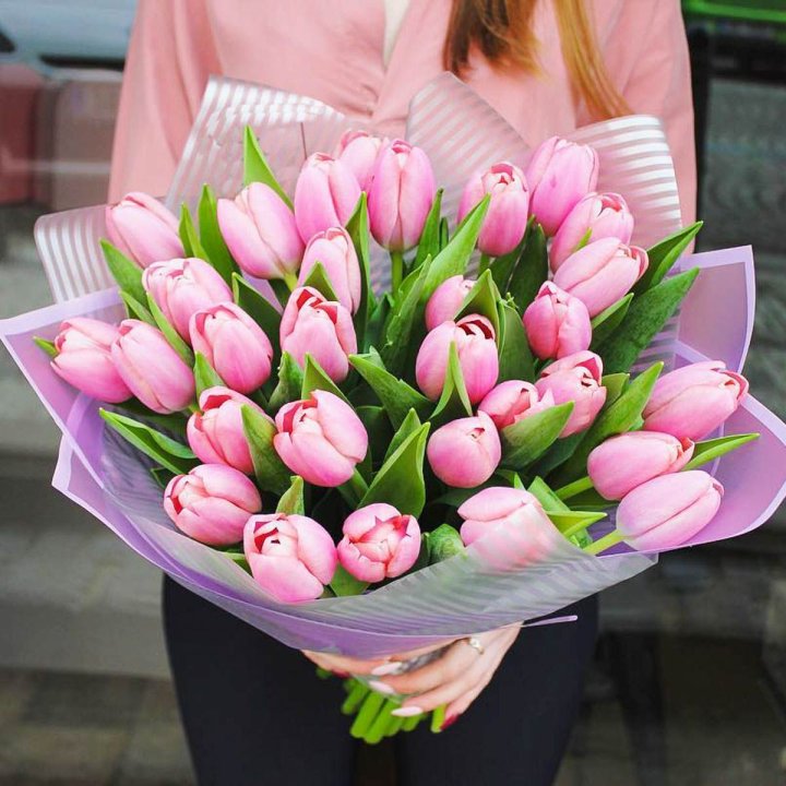 25 тюльпанов "Айс крем" в Таганроге