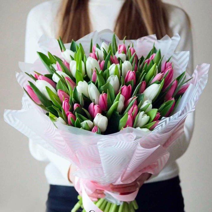 Букет тюльпанов "Лолита" в Таганроге